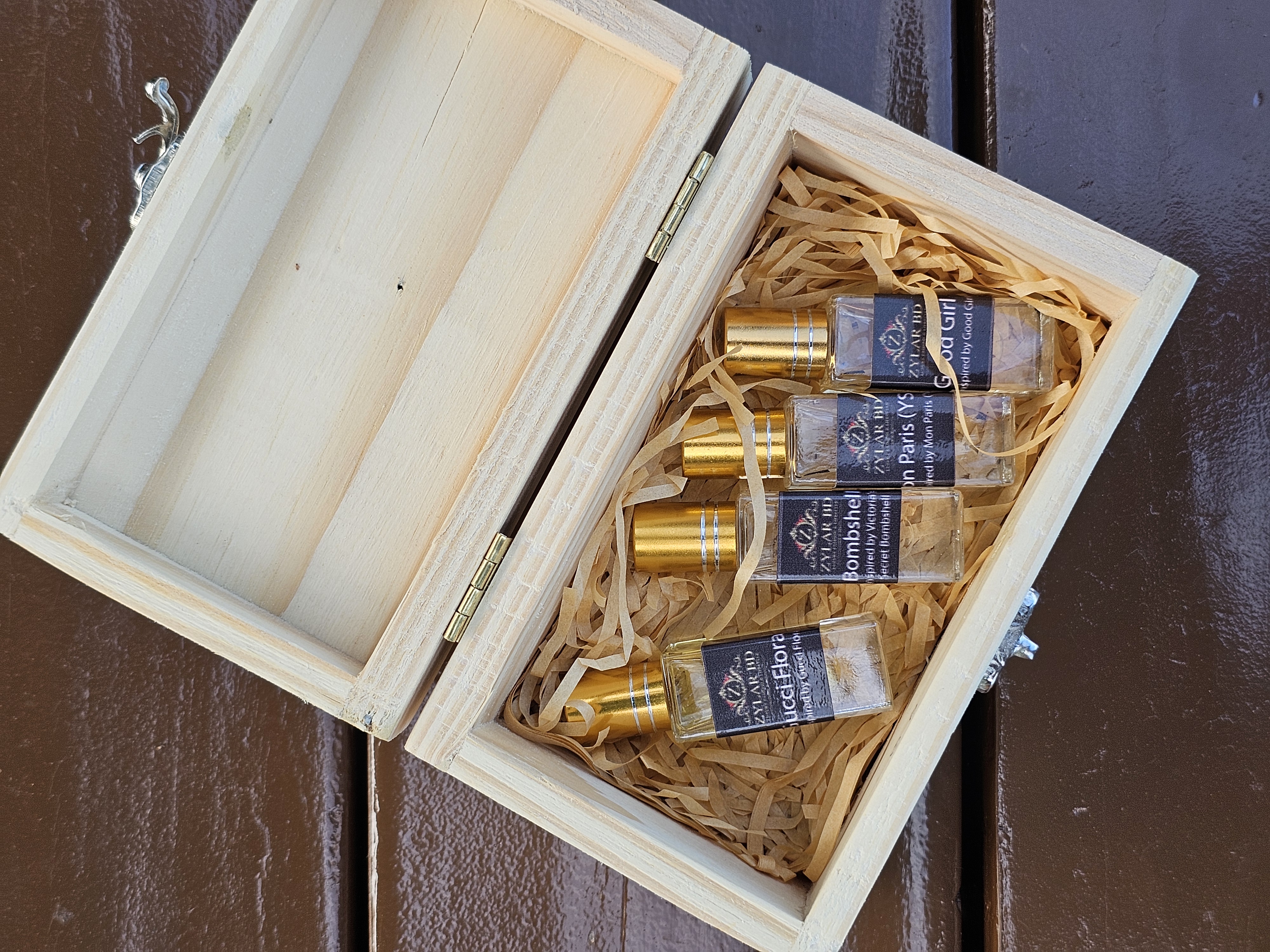 Couple & Mixed Fragrance Combo – 4 in 1 Premium Set Mon Paris YSL, Vanilla, Dunhill Desire, Vampire Blood ( 15 ML )