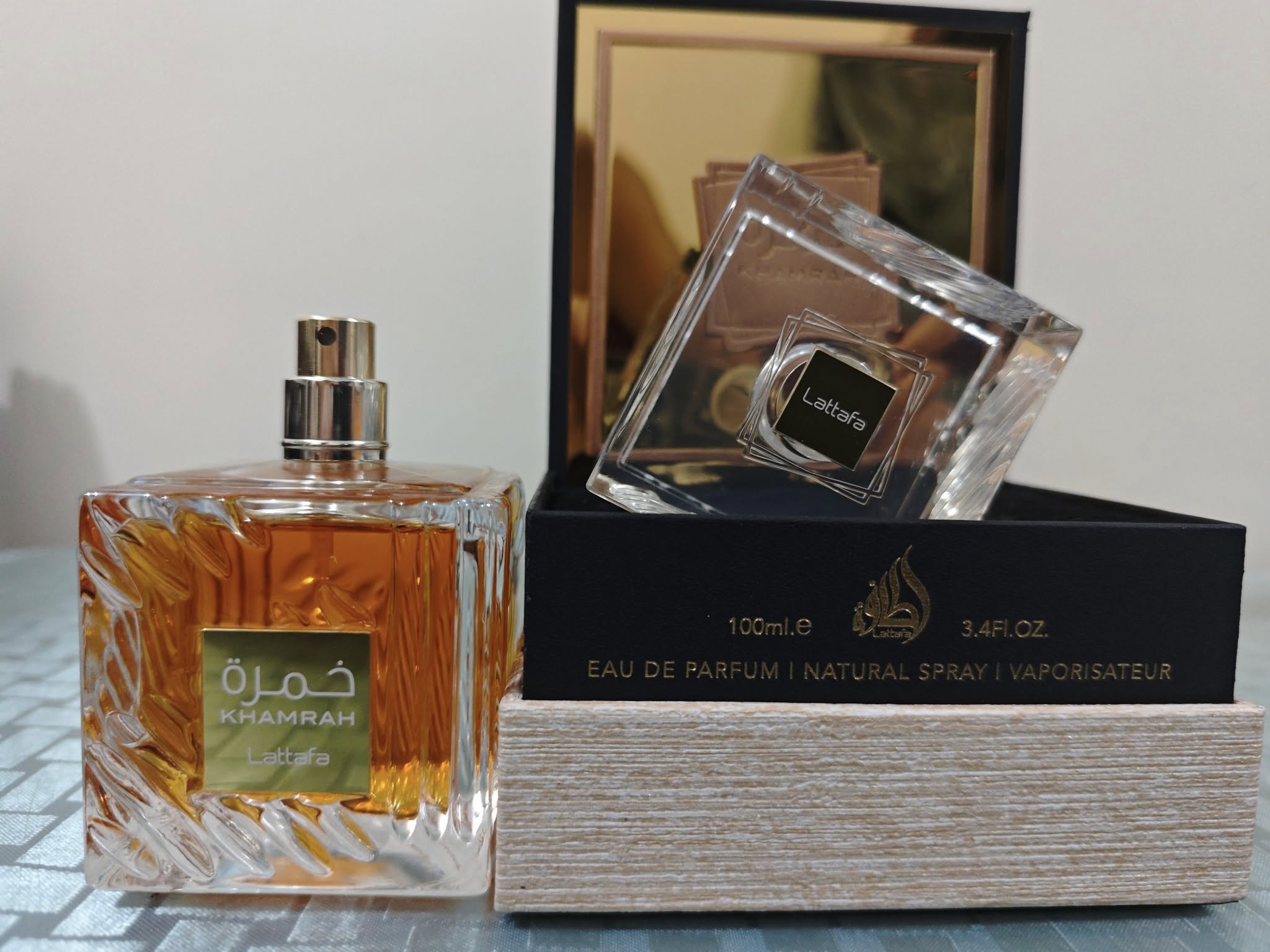 Lattafa Khamrah Eau de Parfum (Unisex) ( 3.5 ML )