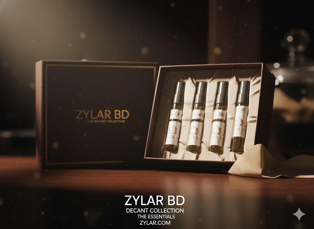 6 ML  Decant Combo Set – Premium 4 Fragrance Collection ( Rasasi, Yusuf Bhai, Blue Oud & Daring Blue ( Set -1 )