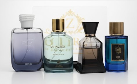 10 ML  Decant Combo Set – Premium 4 Fragrance Collection ( Rasasi, Yusuf Bhai, Blue Oud & Daring Blue ( Set -2 )